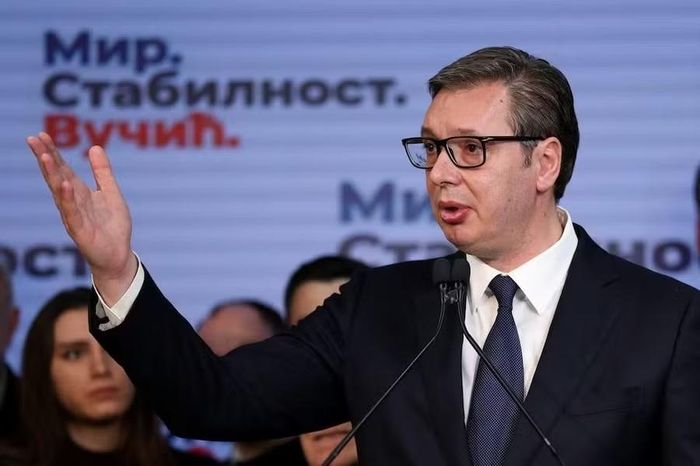  Tổng thống Serbia Aleksandar Vucic. Ảnh: Reuters 