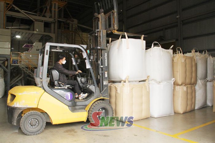 Ca sản xuất tại Nhà máy chế biến cà phê Công ty cổ phần Phúc Sinh Sơn La.
