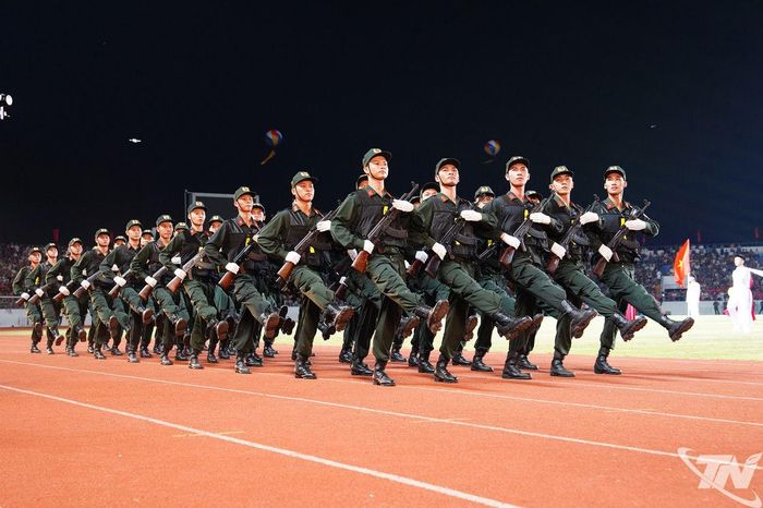 Các lực lượng tham gia diễu binh, diễu hành.