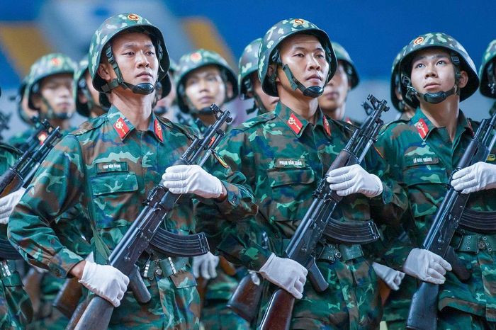 Các lực lượng tham gia diễu binh, diễu hành.
