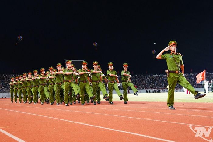 Các lực lượng tham gia diễu binh, diễu hành.