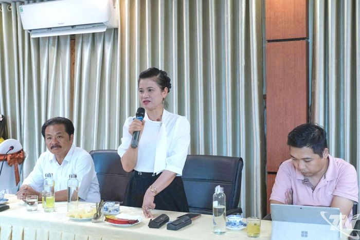 Lãnh đạo Công ty TNHH Dũng Tân phát biểu tại Tọa đàm.