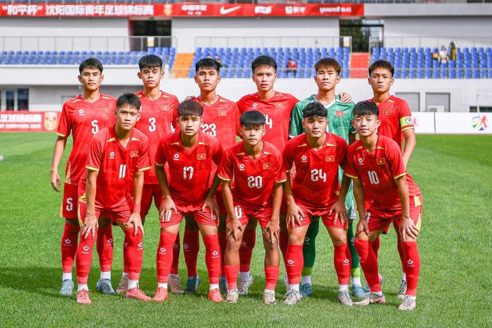 U16 Việt Nam thua trận thứ hai liên tiếp tại CFA Team China 2026. (Ảnh: VFF).