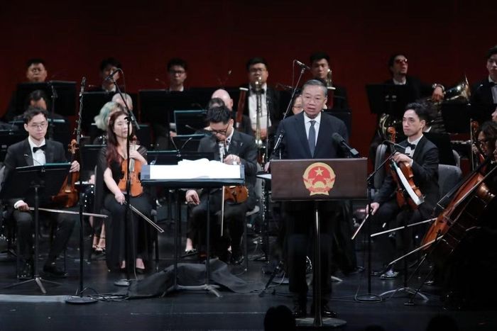 Tổng Bí thư, Chủ tịch nước Tô Lâm mong muốn đồng bào Việt Nam tại Hoa Kỳ cùng chung tay hiện thực hóa khát vọng phát triển đất nước Việt Nam hùng cường, thịnh vượng. Ảnh TTXVN.