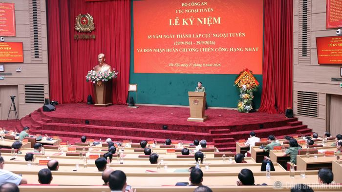 Quang cảnh buổi lễ.