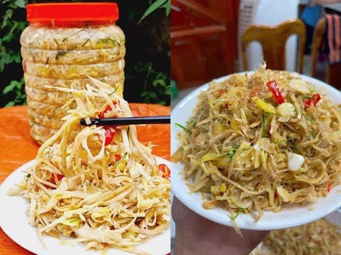 Nhút mít có vị chua ngọt, giòn bùi - Ảnh minh hoạ