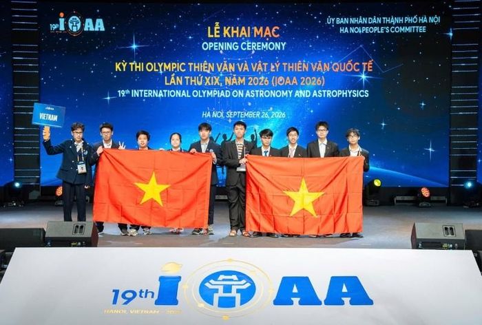 Đội tuyển Việt Nam tham dự Kỳ thi Olympic Thiên văn và Vật lý thiên văn quốc tế lần thứ XIX năm 2026.
