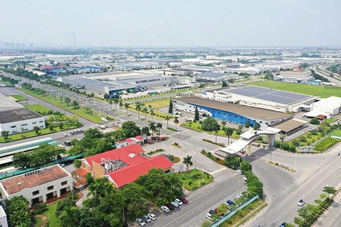 Khu công nghiệp Thăng Long, xã Thiên Lộc (Hà Nội) nơi tập trung nhiều doanh nghiệp FDI. Ảnh: Phạm Hùng