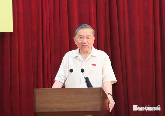 Tổng Bí thư, Chủ tịch nước Tô Lâm phát biểu tại hội nghị.