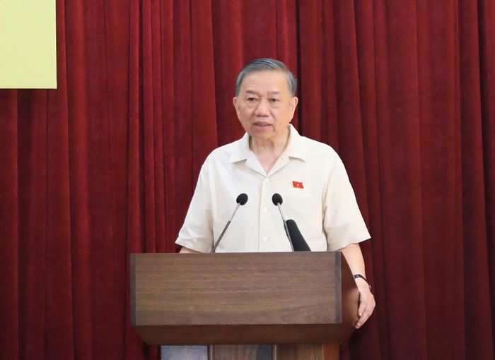 Tổng Bí thư, Chủ tịch nước Tô Lâm phát biểu tại hội nghị. Ảnh: Quang Thái