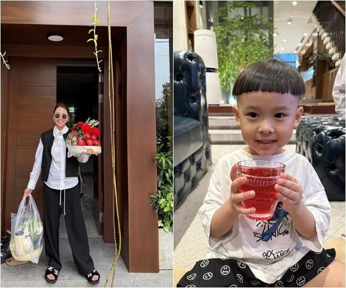 Phụ Nữ Mới cho hay, là mẹ của 3 cậu con trai, Quế Vân rất chăm chỉ vào bếp đổi món mỗi ngày cho các con.