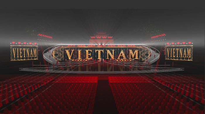 Sân khấu lớn là nơi diễn ra các màn trình diễn nghệ thuật, âm nhạc của Việt Nam và các đoàn quốc tế. (Ảnh BTC)