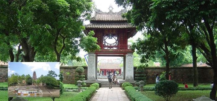 Văn Miếu - Quốc Tử Giám (Hà Nội) và chùa Thiên Mụ (Huế) đều là những di tích lịch sử - văn hóa có nhiều nét tương đồng sâu sắc về giá trị lịch sử, vai trò tâm linh văn hóa và nghệ thuật kiến trúc truyền thống