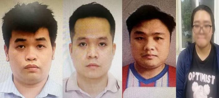 Các đối tượng bị khởi tố về tội lừa đảo chiếm đoạt tài sản