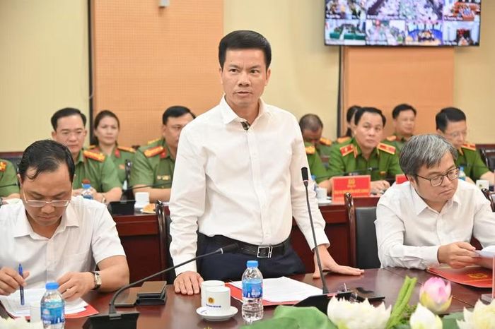 Phó Chủ tịch UBND TP Bùi Duy Cường đánh giá cao hiệu quả các mặt công tác của CATP