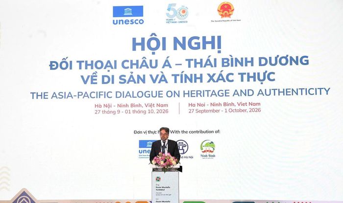Ông Ihsan Mustafa Yurdakul, Chủ tịch Ủy ban Di sản thế giới phát biểu chia sẻ tại phiên khai mạc hội nghị.