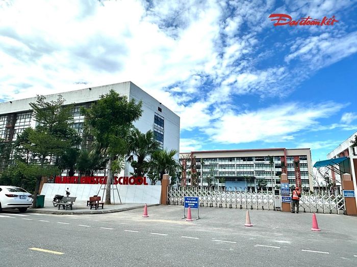 Trường Tiểu học, THCS & THPT Albert Eirnstein, nơi học sinh N.M.Q theo học. Ảnh: HN.