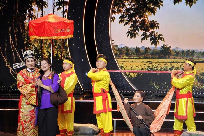 Võ Thị Bé trong trích đoạn dự thi " Thoại Khanh - Châu Tuấn"
