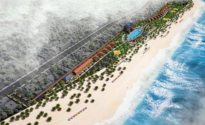 Phối cảnh dự án khu du lịch nghỉ dưỡng kết hợp sinh thái biển HaRa – Phu Thu Bay