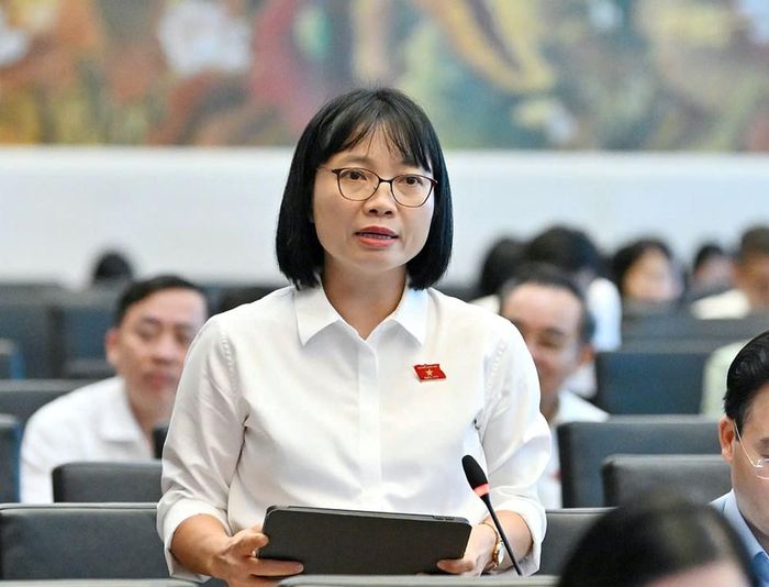 Đại biểu Nguyễn Thị Việt Nga, Đoàn ĐBQH TP. Hải Phòng. Ảnh: Thủy Nguyên