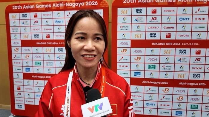 HLV trưởng đội tuyển cầu mây nữ Trần Thị Vui chia sẻ sau trận đấu