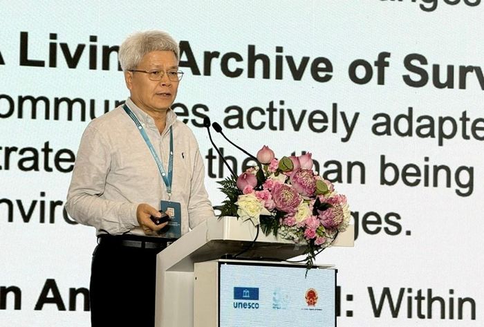 PGS.TS Trần Tân Văn, Trưởng Tiểu ban chuyên môn về Công viên địa chất toàn cầu Việt Nam (thuộc Ủy ban Quốc gia UNESCO Việt Nam) cho rằng, các bằng chứng về đời sống và thực hành văn hóa cần được đặt cùng tư liệu địa chất, khảo cổ và lịch sử khi đánh giá di sản