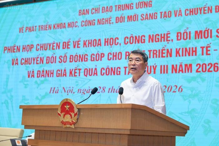 Thủ tướng Lê Minh Hưng phát biểu khai mạc phiên họp - Ảnh: chinhphu.vn/Nhật Bắc