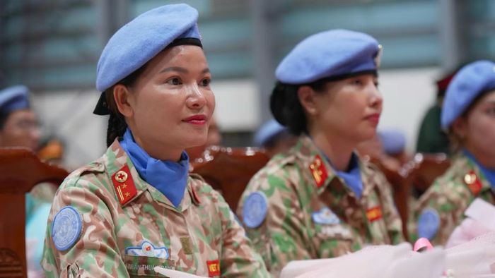 Cán bộ, nhân viên Bệnh viện dã chiến cấp 2 số 7. (Ảnh: CTV)