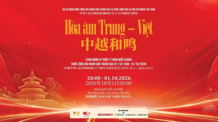 Chương trình nghệ thuật “Hòa âm Trung-Việt” quy tụ nhiều nghệ sĩ tên tuổi của hai quốc gia. (Ảnh: BTC )