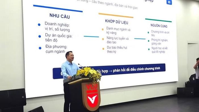 Đại biểu phát biểu tại diễn đàn. (Ảnh: CAO TÂN)