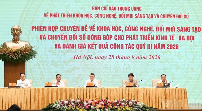Thủ tướng Lê Minh Hưng chủ trì họp phiên họp Ban Chỉ đạo 57 chuyên đề phát triển kinh tế-xã hội.