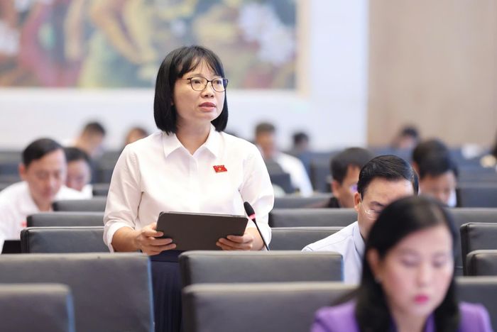  ĐB Nguyễn Thị Việt Nga (TP Hải Phòng). Ảnh: QUANG PHÚC 