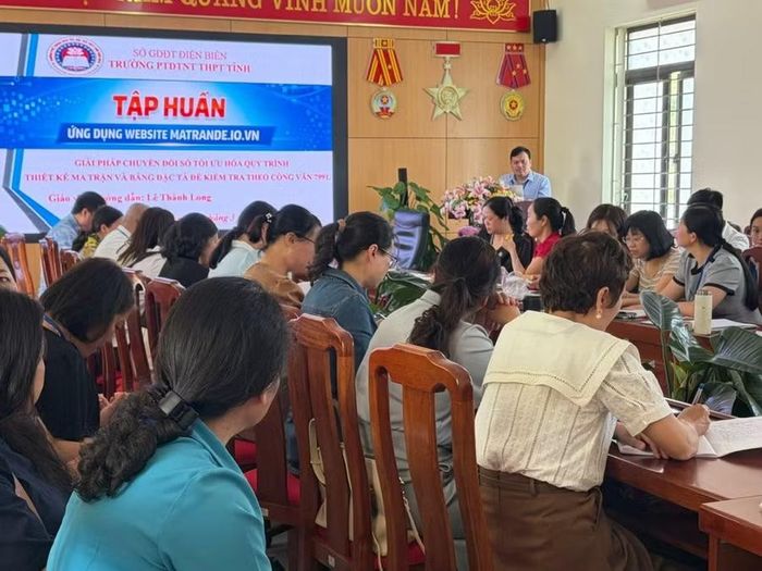 Chúng tôi khuyến khích chỉ lựa chọn công cụ phù hợp với môn học, bài học và đối tượng học sinh. Ảnh NTCC.