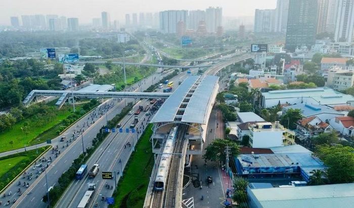 Một nhà ga của tuyến metro Bến Thành - Suối Tiên. Ảnh: Q.H