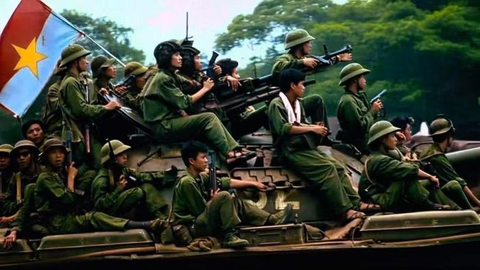 Hình ảnh trong MV “Bản tuyên ngôn” kết hợp giữa công nghệ trí tuệ nhân tạo (AI), Thực tế ảo (AR) và phong cách 3D của Phạm Vĩnh Khương.