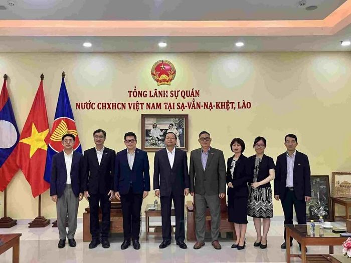 Hai bên bày tỏ vui mừng trước những bước phát triển tích cực của quan hệ Việt Nam -Thái Lan. (Nguồn: TLSQ Việt Nam tại Savannakhet)