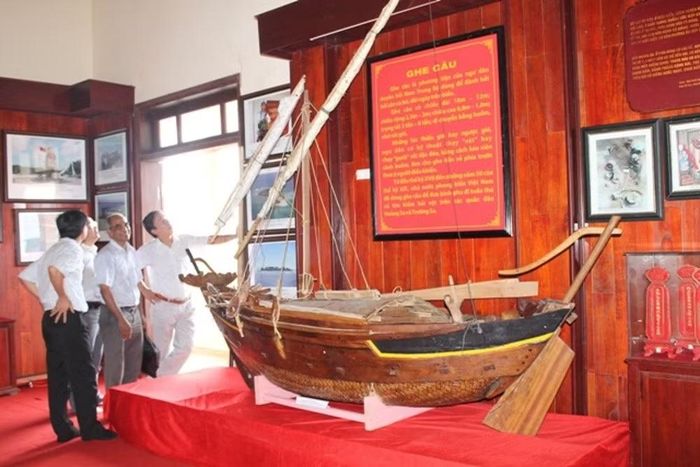 Hiện vật trưng bày tại Nhà trưng bày Hải đội Hoàng Sa kiêm quản Bắc Hải tại đặc khu Lý Sơn. Ảnh: Sở VHTT&DL Quảng Ngãi