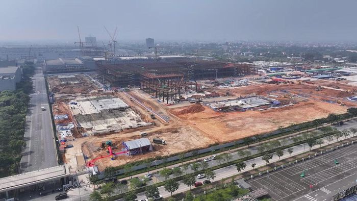 Toàn cảnh khu vực triển khai thi công hai dự án Đường dây và Trạm biến áp 110kV Yên Bình 9 và Yên Bình 10 tại Thái Nguyên