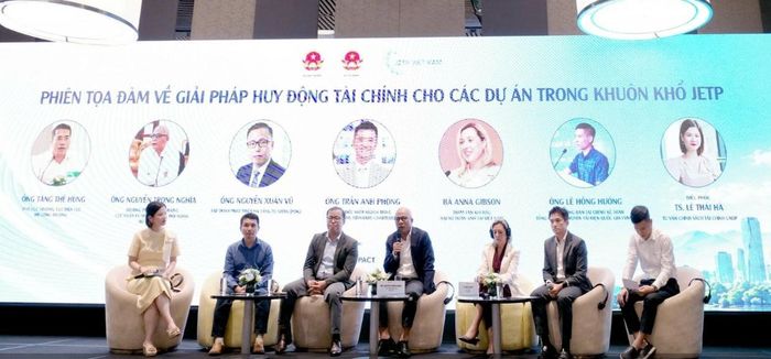 Phiên tọa đàm chuyên đề về giải pháp huy động tài chính cho các dự án trong khuôn khổ Đối tác chuyển dịch năng lượng công bằng (JETP) ngày 25/9 vừa qua.