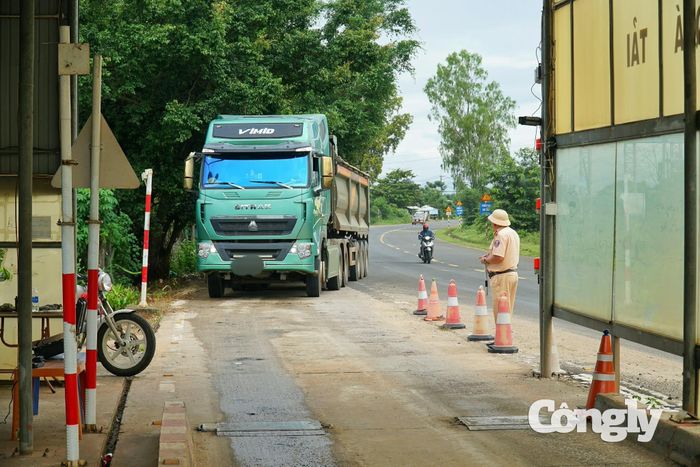 Trong 9 tháng năm 2026, đơn vị đã phát hiện, xử lý 1.623 trường hợp ô tô kinh doanh vận tải vi phạm, trong đó có các phương tiện vận chuyển khoáng sản làm vật liệu xây dựng.