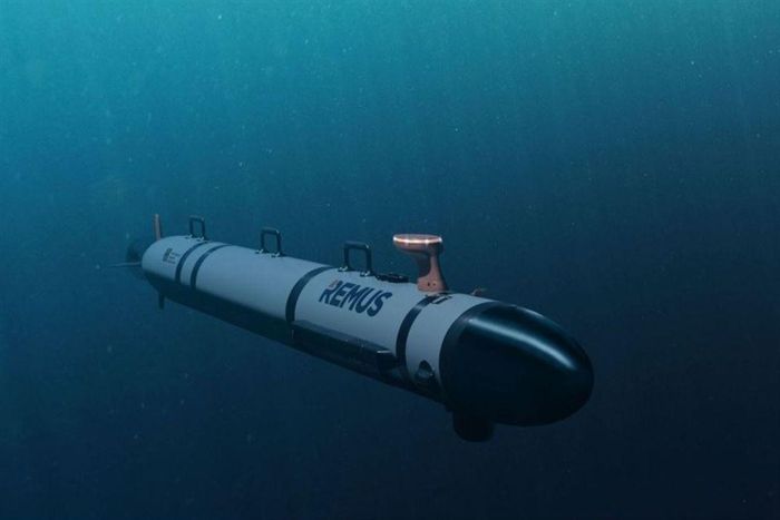 Hải quân IRGC bắt giữ tàu lặn không người lái thứ hai UUV Remus 600 của quân đội Mỹ. Ảnh: tasnimnews.ir