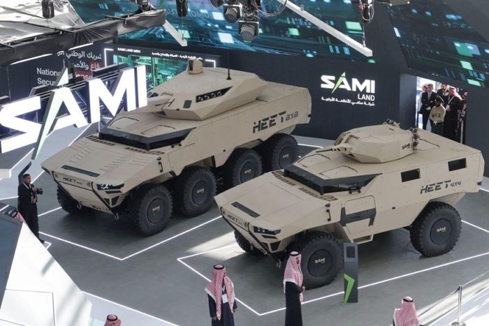 Tại WDS 2026, Tập đoàn SAMI LAND trình làng xe bọc thép HEET 4×4, HEET 8×8. Ảnh: edrmagazine.eu