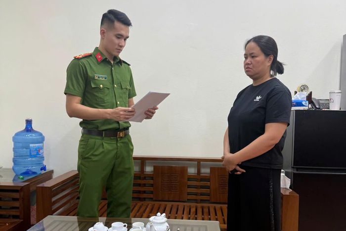 Đỗ Kim Nhung bị khởi tố về tội môi giới hối lộ. Ảnh: Công an tỉnh Lạng Sơn 