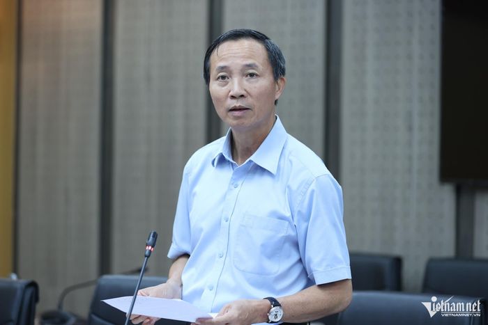 Ủy viên Ban Chấp hành Đảng bộ Bộ Dân tộc và Tôn giáo, Trưởng ban Ban Tôn giáo Chính phủ Vũ Hoài Bắc phát biểu tại Hội nghị. Ảnh: Lê Anh Dũng