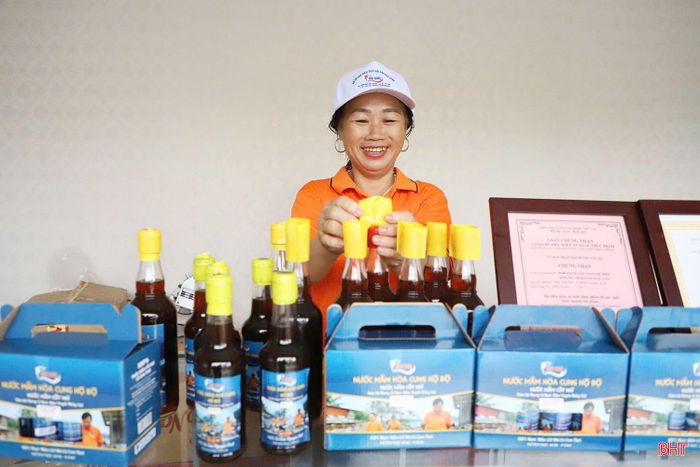 Cơ sở chế biến, kinh doanh hải sản Hòa Cung mong muốn qua hội nghị có thể tìm kiếm các kênh phân phối ổn định.