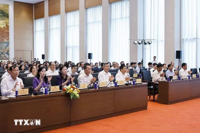 Đại biểu dự khai mạc Hội nghị. (Ảnh: Doãn Tấn/TTXVN)