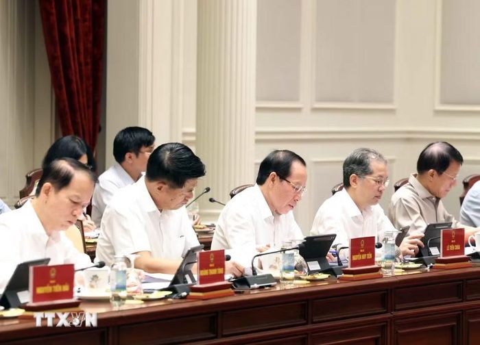 Các đại biểu tham dự phiên họp. (Ảnh: Thống Nhất/TTXVN)
