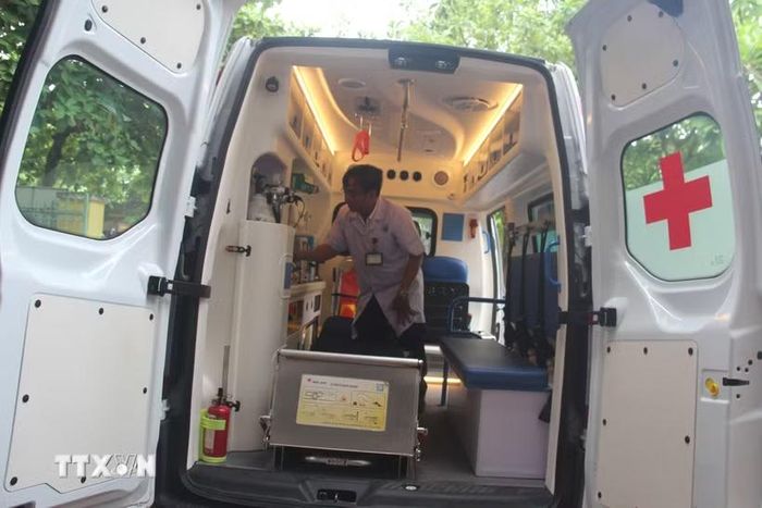 Đà Nẵng hiện đại và bao phủ toàn diện mạng lưới cấp cứu ngoại viện. (Ảnh: TTXVN/Vietnam+)