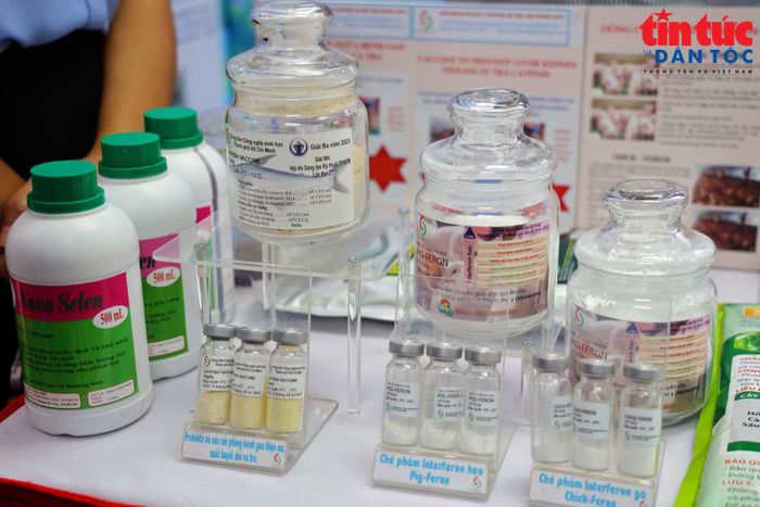 Các chế phẩm sinh học và vắc xin được nghiên cứu nhằm phòng bệnh cho cá tra, gia cầm và gia súc tại Trung tâm Công nghệ sinh học TP Hồ Chí Minh.