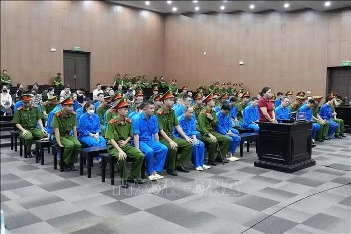 Quang cảnh phiên tòa. Ảnh: Kim Anh/TTXVN.